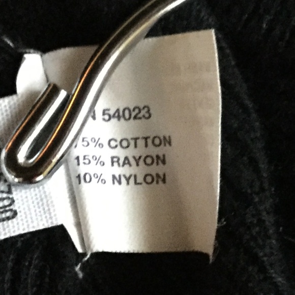 Vintage GAP Y2K Sweater with Bow/Tie Accent Collar Black - Sz Small - Picture 8 of 8